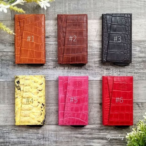 🔥LAST•ONE🔥 Smart Mechanical Card Holder Pop Up Wallet in Brown (#1) - Picture 3 of 3